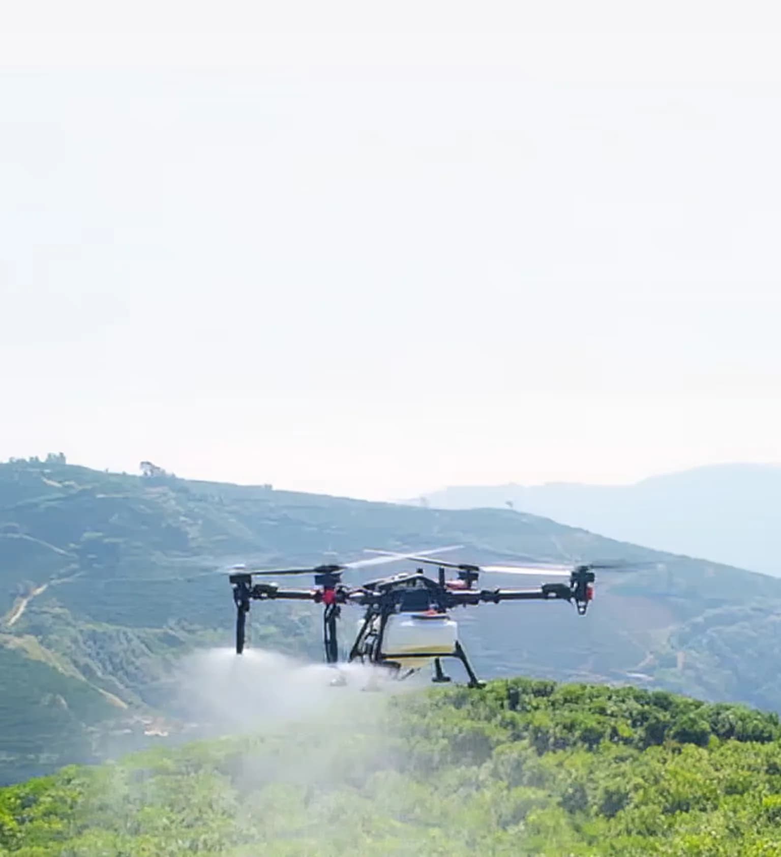 XAG P150 Max agricultural drone operating in the field