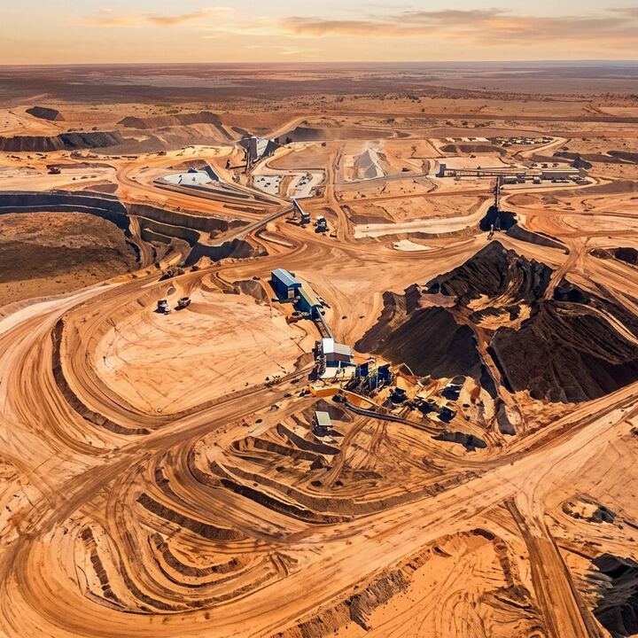Mining and resources drone operation